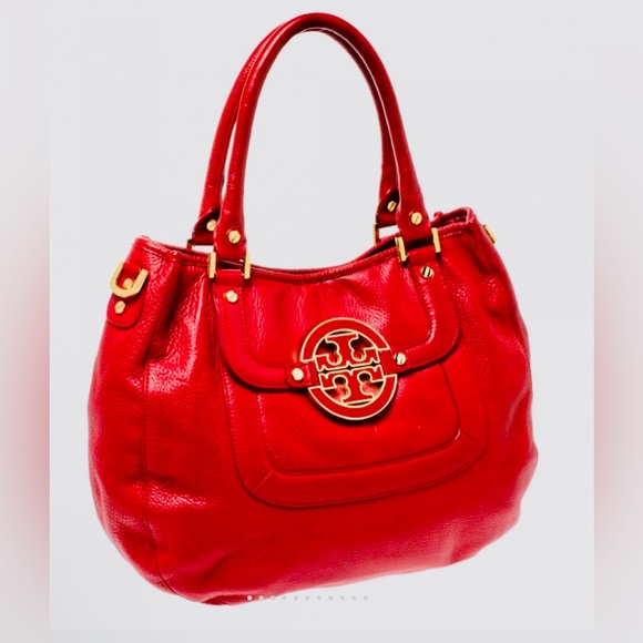 Tory Burch Cherry Red Shoulder Bag - Picture 2 of 16